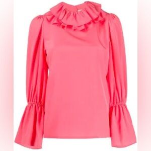 Tory Burch Ruffle Trim Blouse